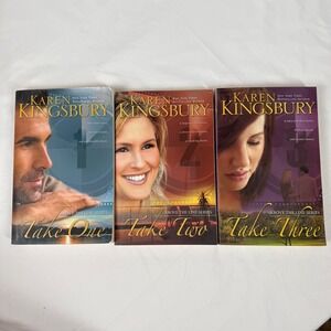 Above the Line Series Karen Kingsbury Set Take One Two Three Christian Fiction